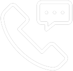 Phone white icon from The Fisher Leak Group