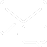 Email white icon from The Fisher Leak Group